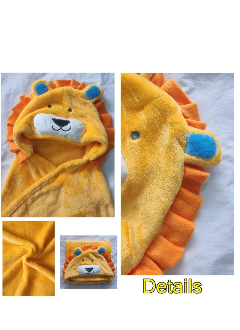 SYOSI Hooded Towels For Kids 3-13 years, Premium Beach Or Bath Towel, Rabbit design, Ultra Soft, and Extra Large, 100% Cotton Children's Swimming/Bath Towel with Hood  - Image 5