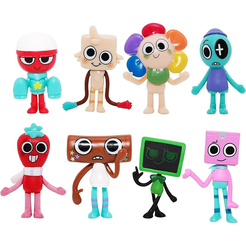BLUE BARE Cute Dandy's Character's Action Figures Collection, Cake Toppers for Birthday Party's Decorations and Great Gift for Any Special Occasion Pack of Multiple Figures ( Special) - Image 1