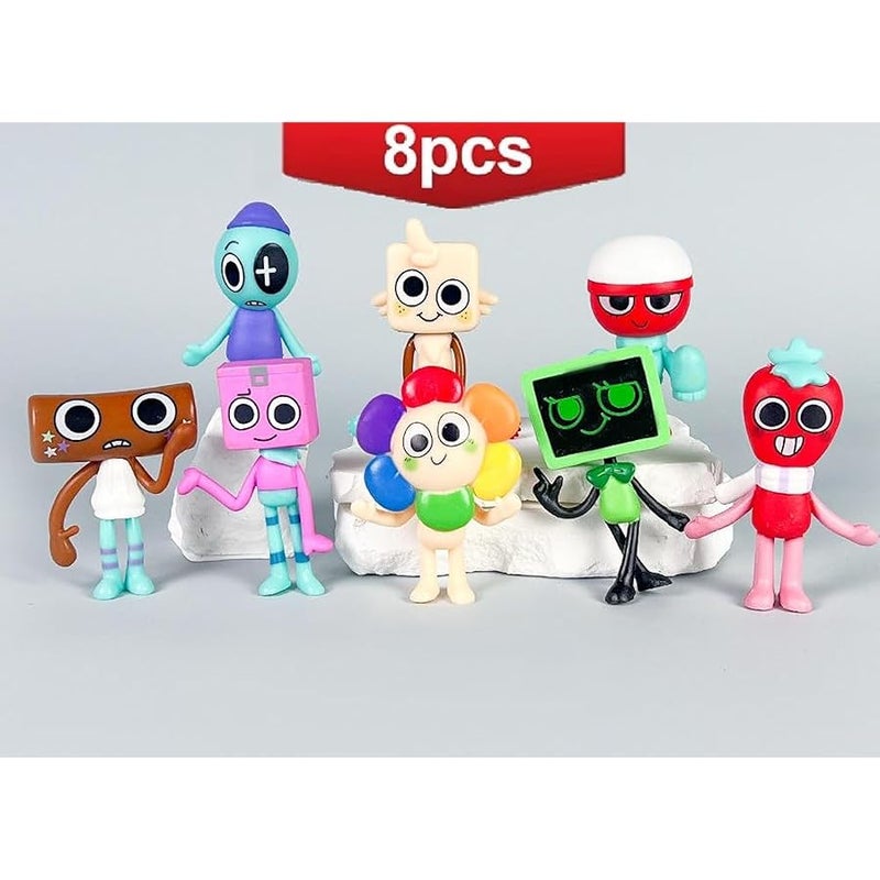 BLUE BARE Cute Dandy's Character's Action Figures Collection, Cake Toppers for Birthday Party's Decorations and Great Gift for Any Special Occasion Pack of Multiple Figures ( Special) - Image 2