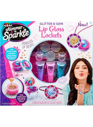 CraZArt Shimmer n Sparkle Glitter  Gem Lip Gloss Lockets DIY Activity Set DIY Lip Gloss Maker Birthday for Ages 8 and Up - pzsku/Z406987F1F3D2ED16388BZ/45/_/1742913660/6acfe5a9-7e0c-4d97-94e8-685c20096b93