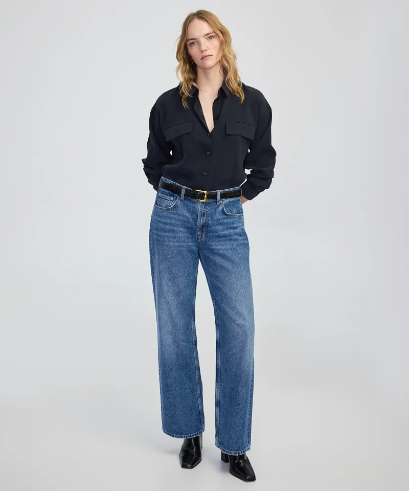 ابيكول قميص بجيب قلاب