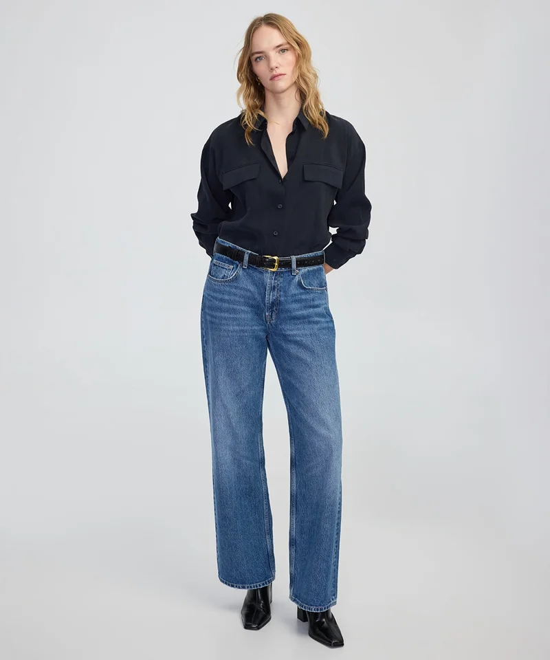 Ipekyol Relaxed Fit Flap Pocket Shirt