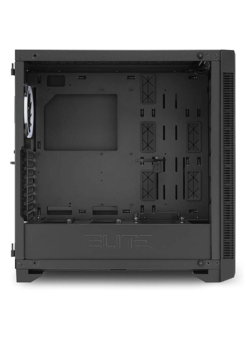 Sharkoon - Sharkoon Ses Ca200G Elite Shark Tower Pc/Computer Case With Led Lights - Black - Image 1