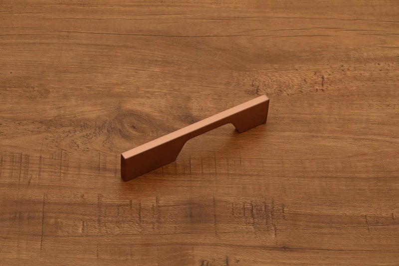 HARMONUS ,Fancy Aluminium Kitchen Cabinet Handle/Pull Handle/Door Handle/Drawer Handle,Rose Gold Finish,Aluminium Alloy, 96 MM (4 Inch), 6 PCS HCRGRSAC-21-6-96MM - Image 2