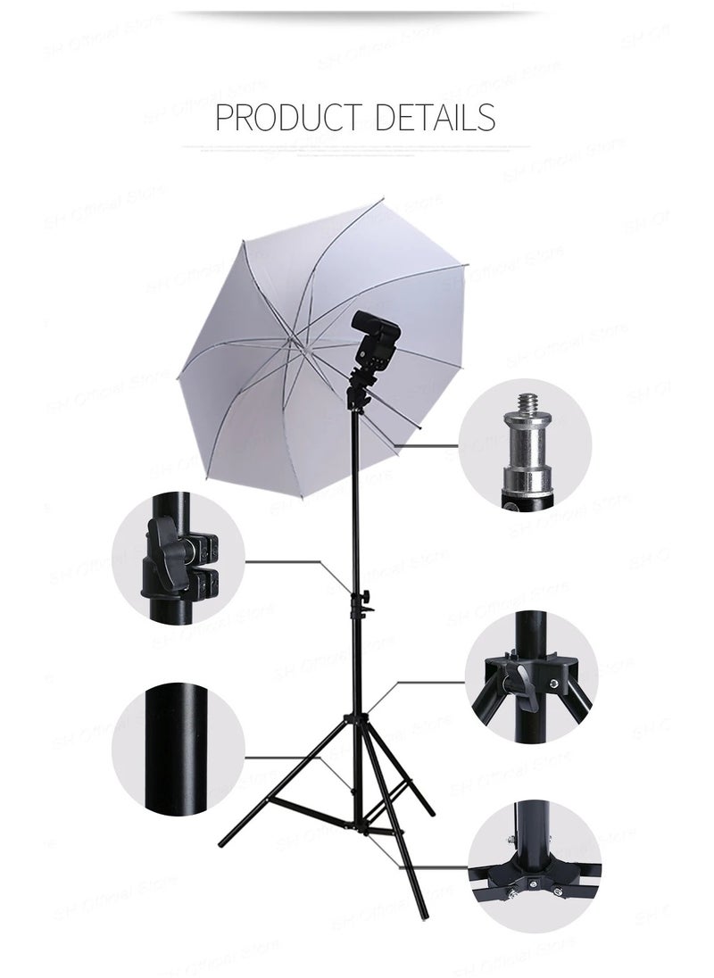 Generic - MF-3308 Camera Tripod with 360° 3 WAY Rotating Head and Stable Metal Brackets, Adjustable Angles, Portable Design - Black - Image 1