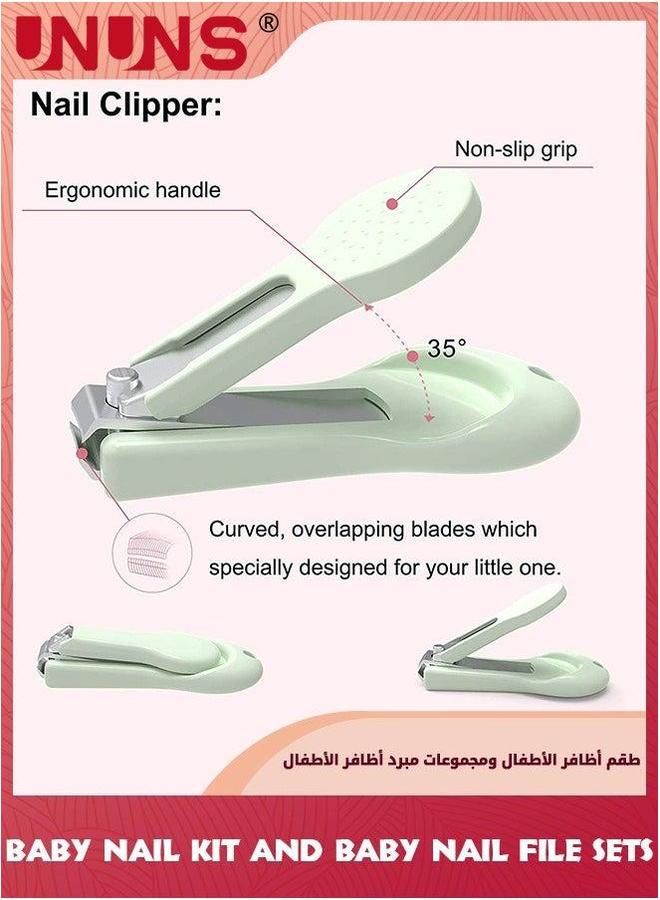 يو إن يو إن أس Baby Nail Kit,Baby Trimmer Buffer Set,Baby Clipper Set For Newborn Toddler Adult Toes,Electric Handheld Grinder Silent Clipper,Fingernails Care Polish Kit Adults - Image 3
