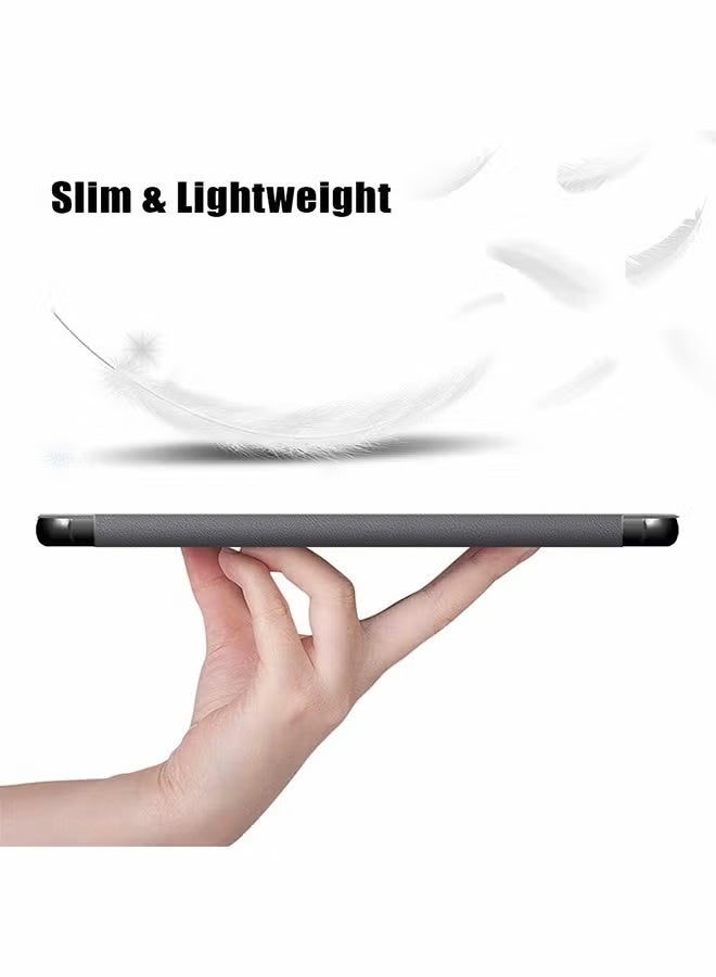 غلاف حماية رقيق بحجم 8.7 بوصة للجهاز Galaxy Tab A7 Lite 2021 (SM-T220/225)، مع دعم ثلاثي الانكماش المقاوم للصدمات، غلاف حماية خفيف الوزن ورمادي للجهاز Galaxy Tab A7 Lite - Image 5