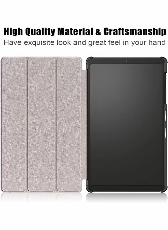 غلاف حماية رقيق بحجم 8.7 بوصة للجهاز Galaxy Tab A7 Lite 2021 (SM-T220/225)، مع دعم ثلاثي الانكماش المقاوم للصدمات، غلاف حماية خفيف الوزن ورمادي للجهاز Galaxy Tab A7 Lite - Image 3