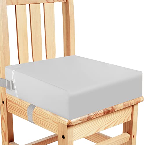 KOXUIUF Toddler Booster Seat for Kitchen Chair Dining Table, Washable Thick Strong Support Portable Booster Chair for Toddlers Eating, Easy Cleaning Booster Seat Cushion Detachable with Adjustable Straps - Image 1