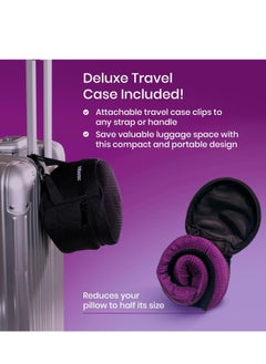 Cabeau Evolution Cool 2.0 Travel Pillow, Air Circulating Head and Neck Memory Foam Cooling Travel Pillow - Red  - Image 4