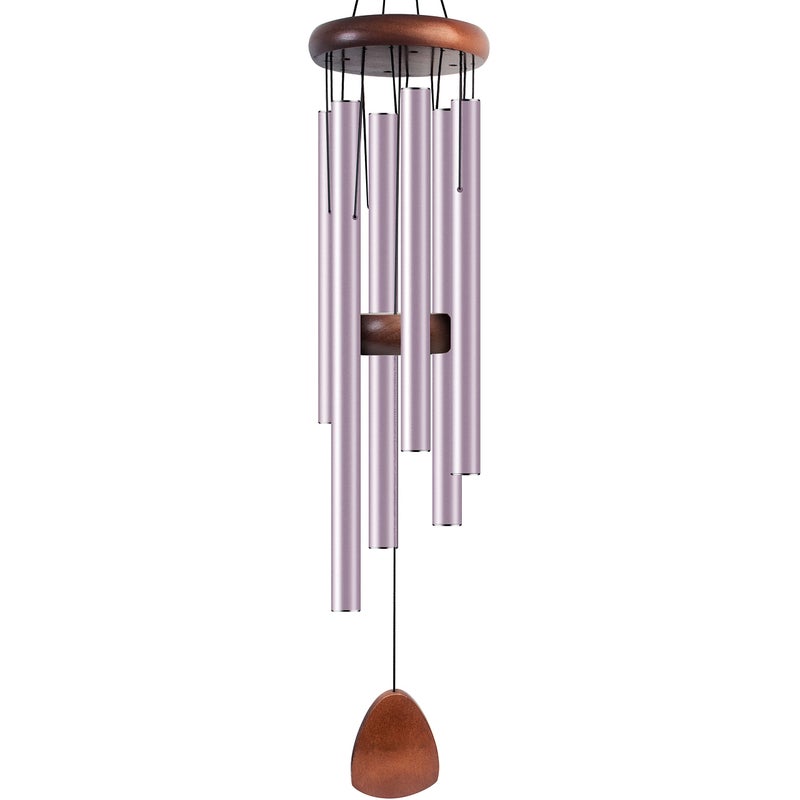 Bursvik Large Aluminium Wind Chimes 37 Inches to Create a Zen Atmosphere Suitable for Outdoor, Garden, Patio Decoration. Classic Wind Chimes with Wind Catcher Suitable as A Gift for Unisex(Purple) - Image 1