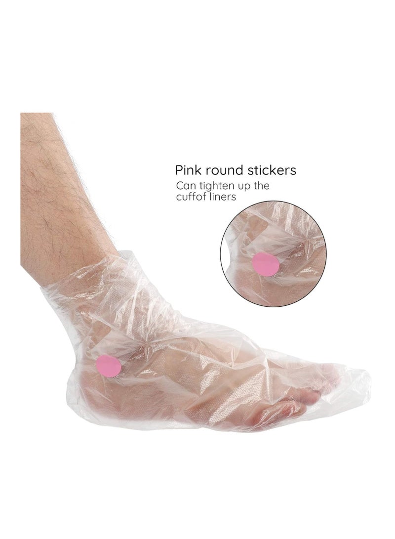 Segbeauty Segbeauty Paraffin Wax Bath Liners for Foot, 200pcs Extra Large XL Paraffin Foot Bags, Plastic Paraffin Bath Socks Hot Wax thera-py Booties Covers for SPA Wax treat-ment Paraffin Wax Machine - Image 2