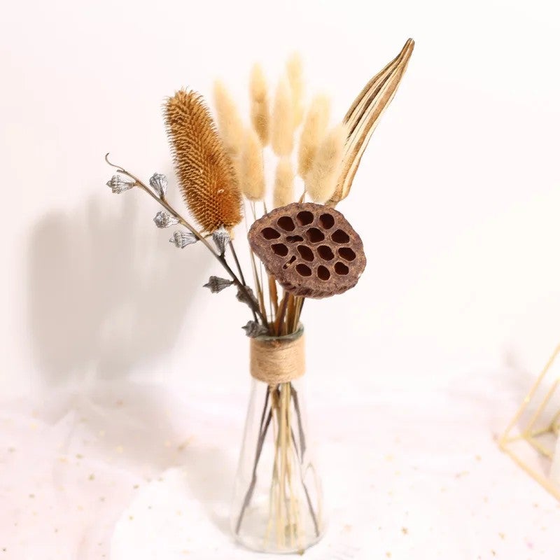 Bluejw Handmade Mini Dried Flower Bouquet - Natural Dried Plants Home Decor for Valentine's Day Christmas Gifts, Various Styles - Image 5