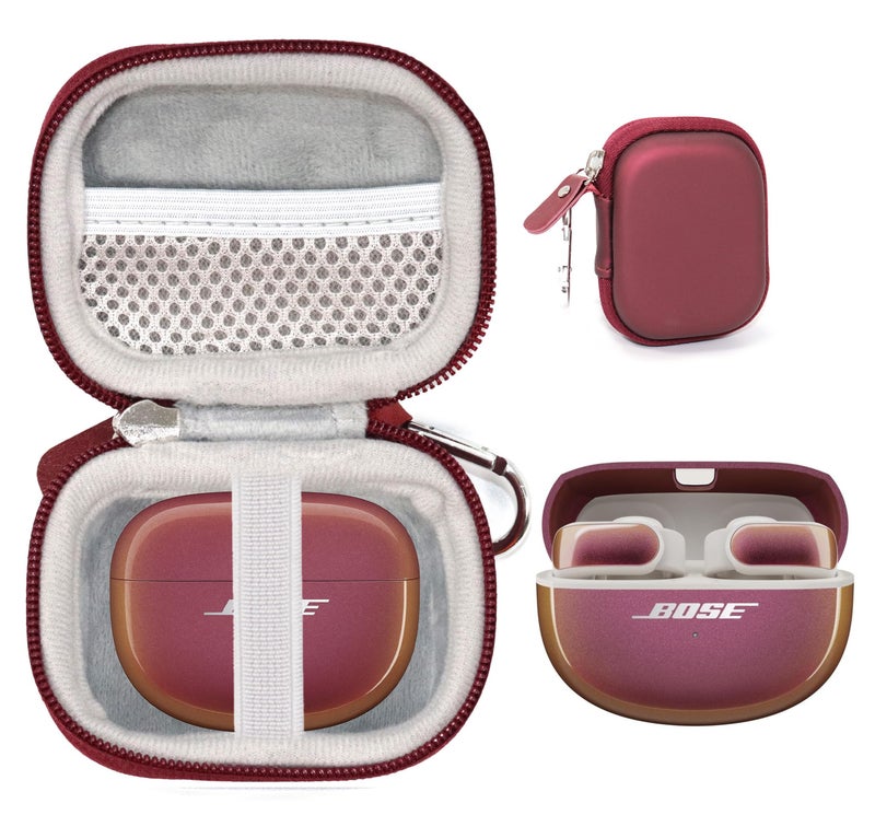 CaseSack Case for Bose Ultra Open Bluetooth Earbuds (Wine) - Image 1