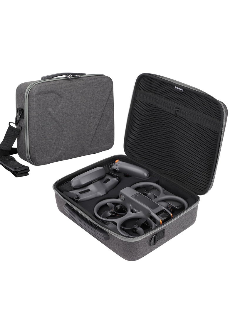 Excefore Avata 2 Carrying Case Portable Travel Bag for DJI Avata 2 Fly More Combo, Hard Shell Storage Case for DJI Avata 2, Goggles 3, RC Motion 3 Controller Accessories - Image 2