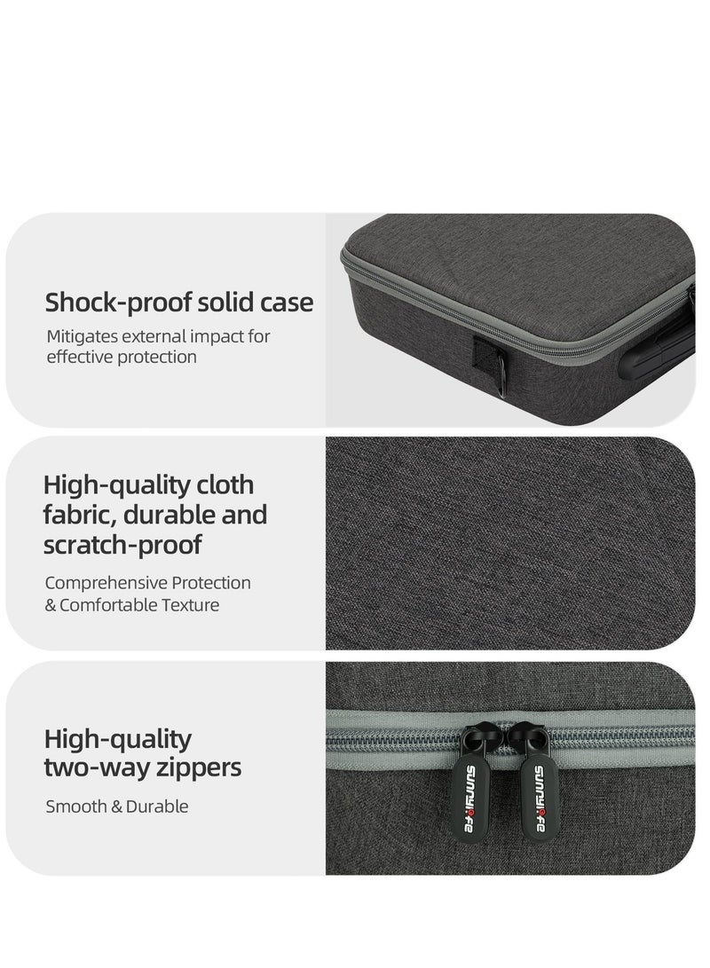 Excefore Avata 2 Carrying Case Portable Travel Bag for DJI Avata 2 Fly More Combo, Hard Shell Storage Case for DJI Avata 2, Goggles 3, RC Motion 3 Controller Accessories - Image 5