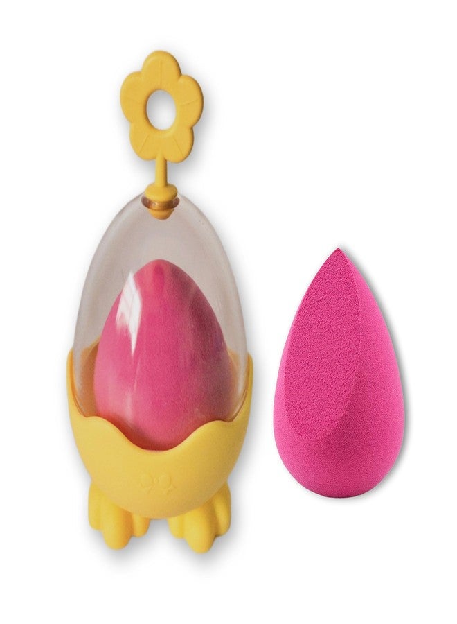 MEPOINT Drop Shapes Microfiber Beauty Blender with Case | Pear Cut Blender | Makeup Sponge | For All Makeup Formulations | Cruelty-Free | Latex-Free | Vegan(PACK OF1) - Image 1