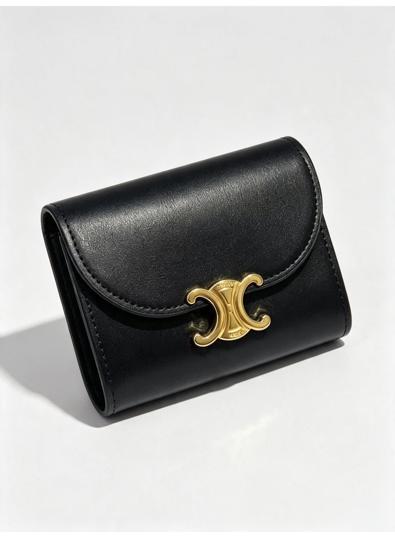 Celine Exquisite high-end wallet ultra-thin, anti-magnetic, multiple card slots, business card holder, convenient for ID storage, suitable for both men and women - Image 1