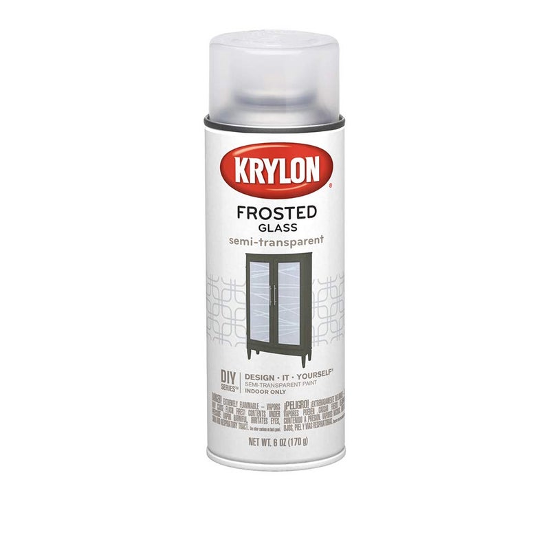 Krylon Frosted Glass Spray Paint, 6 oz, Frosted White - Image 2