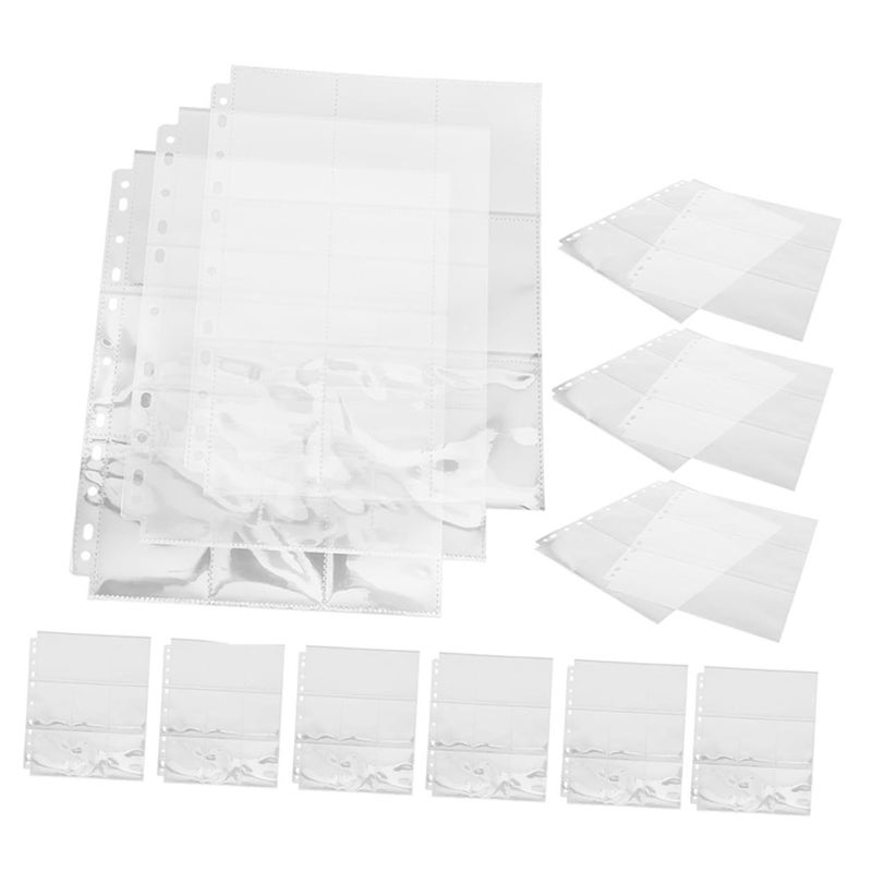30 Sheets 9 Pocket PP Sleeves A4 Sized Double Sided Photo Card Organizer Pages - Image 2