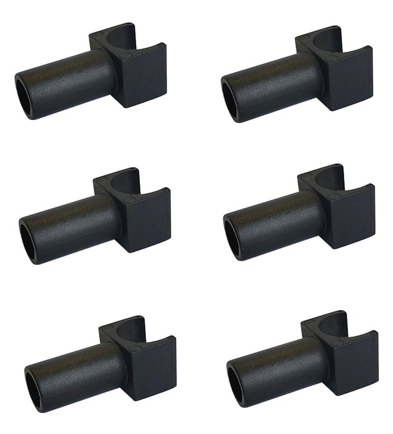 Replacement of The Wheelchair Seat Rail Guide Fit 78 Inch TubingUniversal Parts for Transports Chairs and WheelchairBlack 6