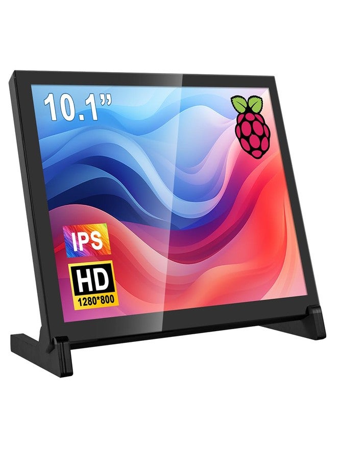 Hosyond شاشة لمس سعوية IPS LCD من Hosyond مقاس 10.1 بوصة، بدقة 1280×800، تدعم HDMI، متوافقة مع Raspberry Pi 5/4/3B+ وXbox وPS4 وWindows 7/8/10 - Image 1