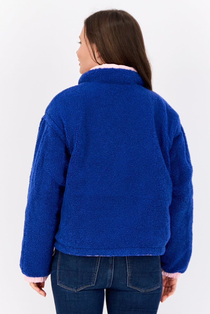 ESPRIT Women Reversible Quilted Puffer Jacket, Pink - Image 5