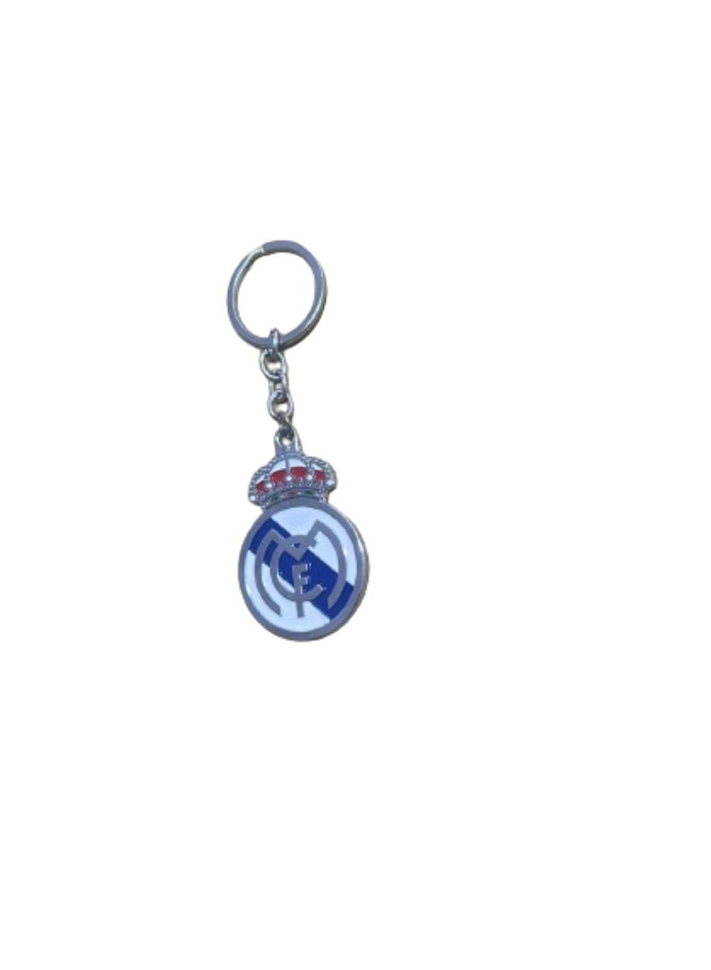 Metal car keychain with Real Madrid Club logo - Image 1