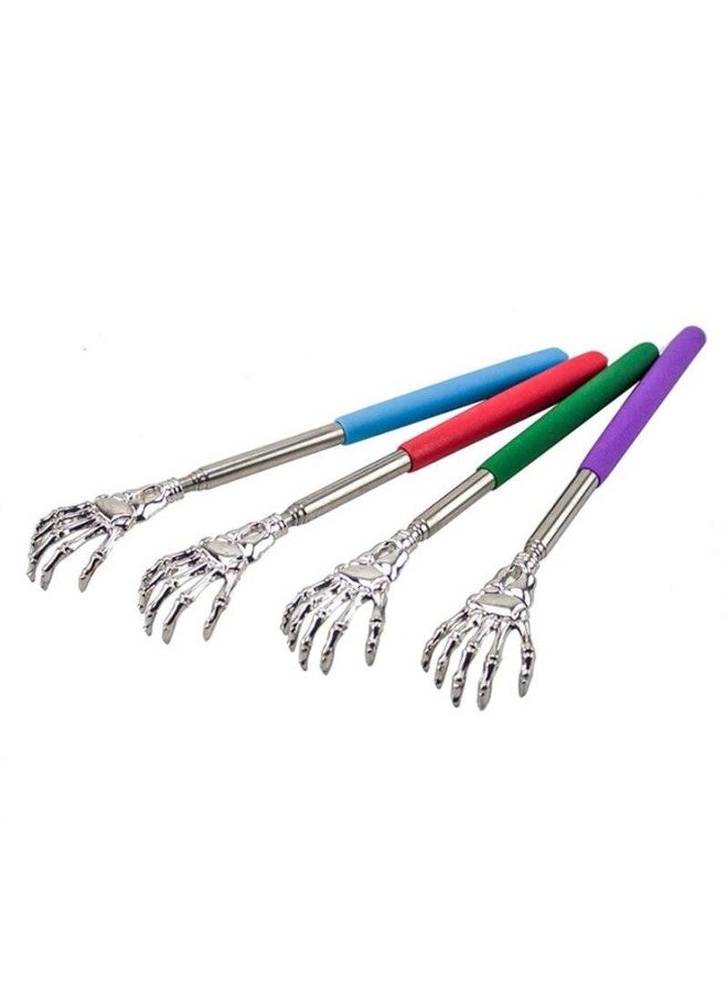 Generic Telescopic Back Scratcher Extendable Handle Portable Stainless Steel Hand Massage Tool Extends  - Image 3