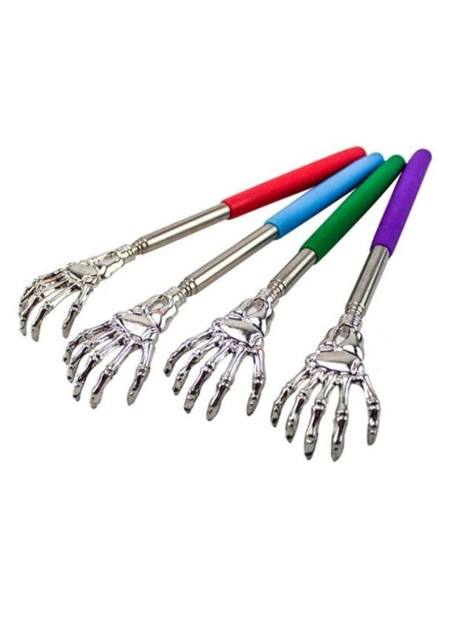 Generic Telescopic Back Scratcher Extendable Handle Portable Stainless Steel Hand Massage Tool Extends  - Image 1