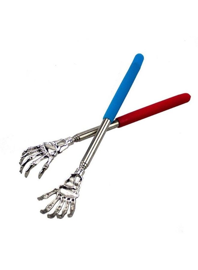 Generic Telescopic Back Scratcher Extendable Handle Portable Stainless Steel Hand Massage Tool Extends  - Image 2