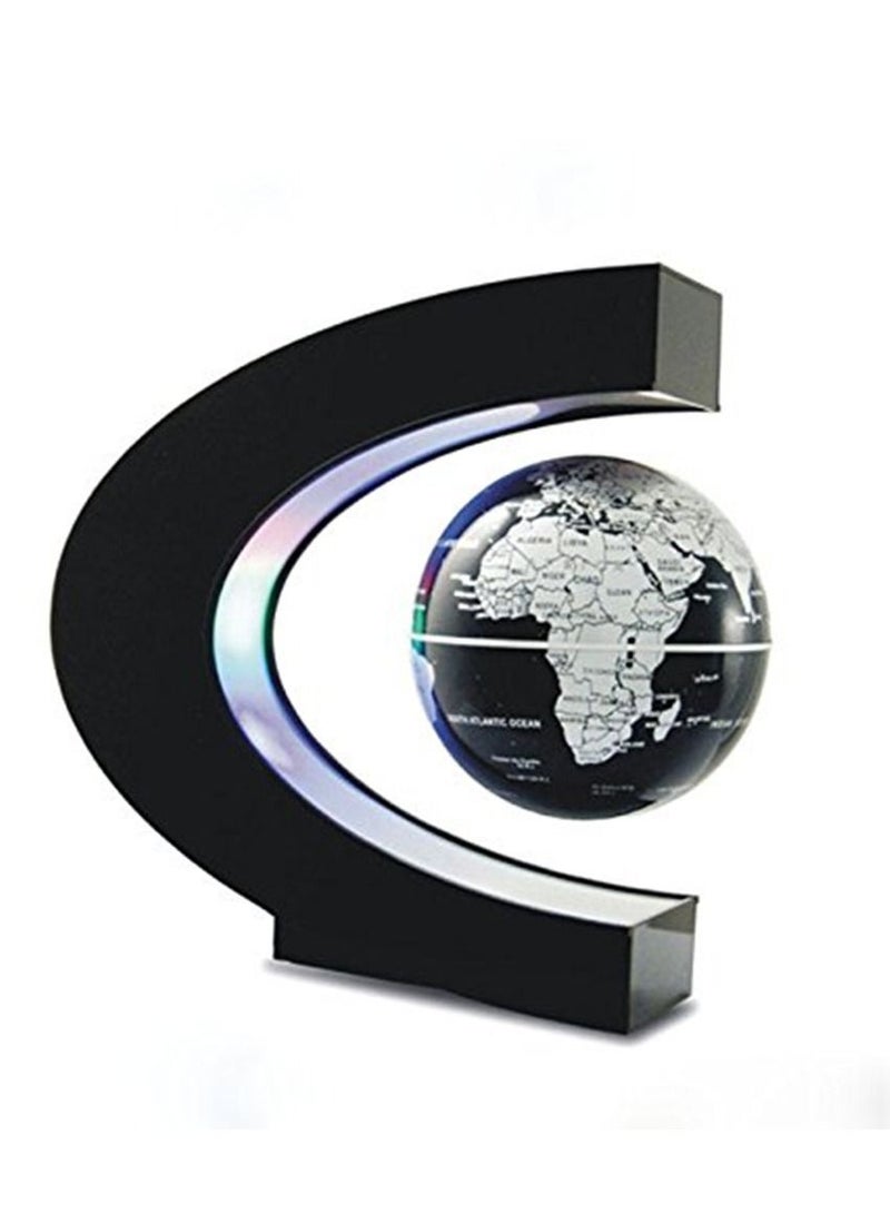 C Shape LED World Map Floating Globe Tellurion Magnetic Levitation Light Antigravity magic novel light - Image 2
