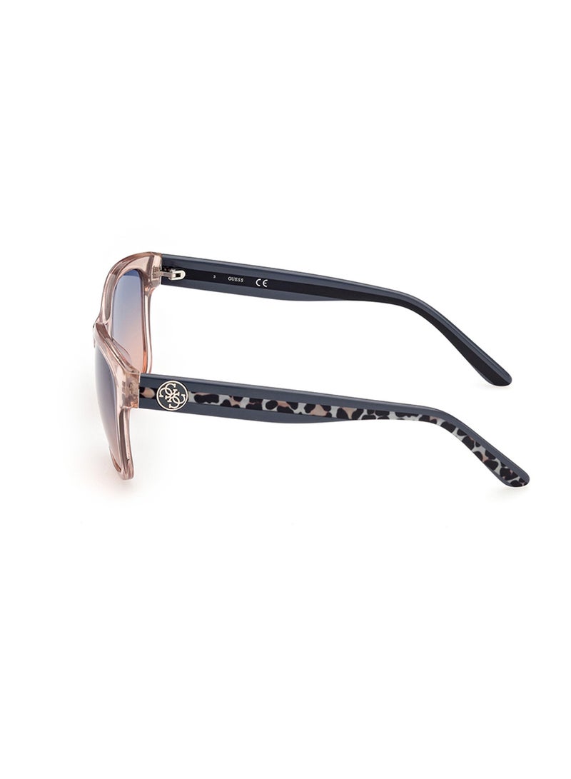 GUESS Women's UV Protection Square Shape Sunglasses - GU782357W56 - Lens Size: 56 Mm - Image 4