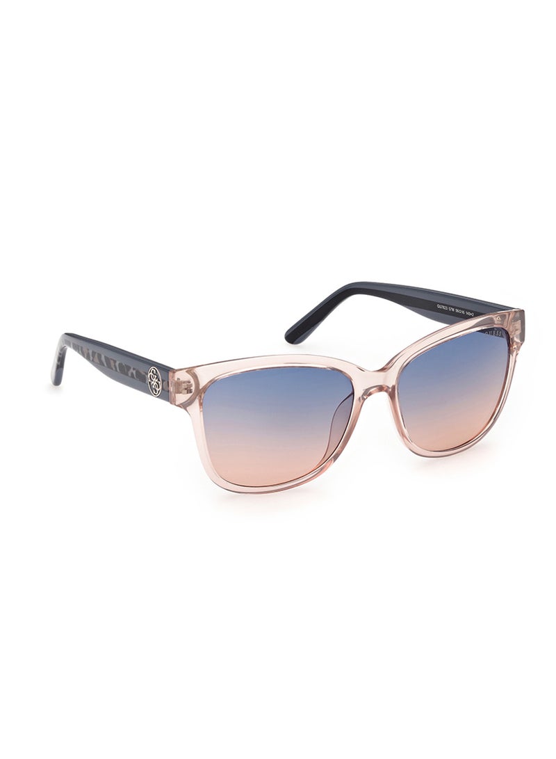 GUESS Women's UV Protection Square Shape Sunglasses - GU782357W56 - Lens Size: 56 Mm - Image 3