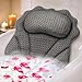 RUVINCE Bath Pillow RUVINCE Ergonomic Luxury Bathtub Pillow with HeadNeck Shoulder and Back Support 4D Bath Pillows for tub with 6 Powerful Suction Cups Fits All Bathtub - Image 2