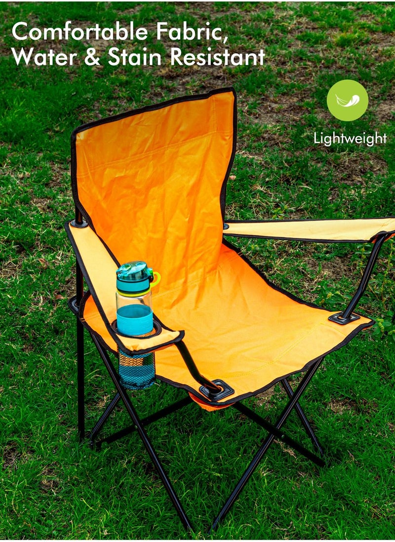 Royalford - Royalford Camping Chair- RF9766| Lightweight, Portable and Foldable, Folds for Portability Steel Frame with Washable Assorted - Image 1