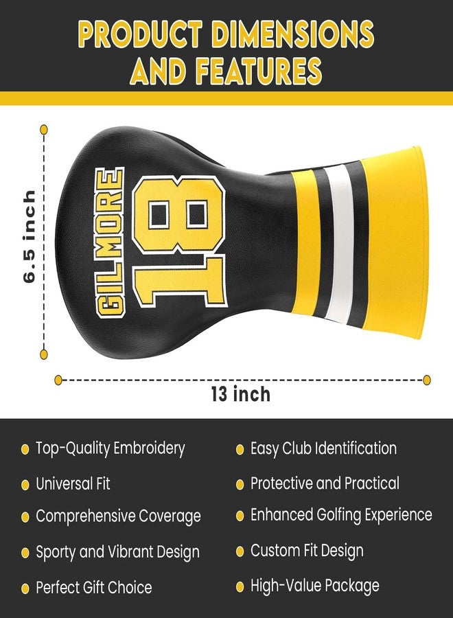 Syren Gilmore Golf Head Cover - Premium Golf Club Protector - Headcover for Odyssey | Essential Golf Accessories for Men with Premium Club Protection | Funny Golf Accessories for Men (for-Driver) - Image 3