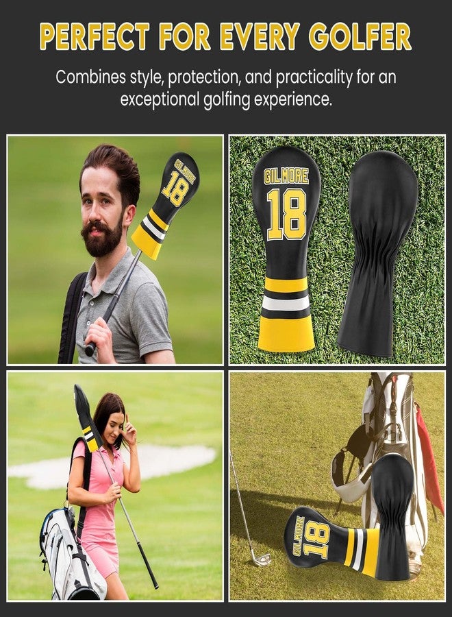 Syren Gilmore Golf Head Cover - Premium Golf Club Protector - Headcover for Odyssey | Essential Golf Accessories for Men with Premium Club Protection | Funny Golf Accessories for Men (for-Driver) - Image 5