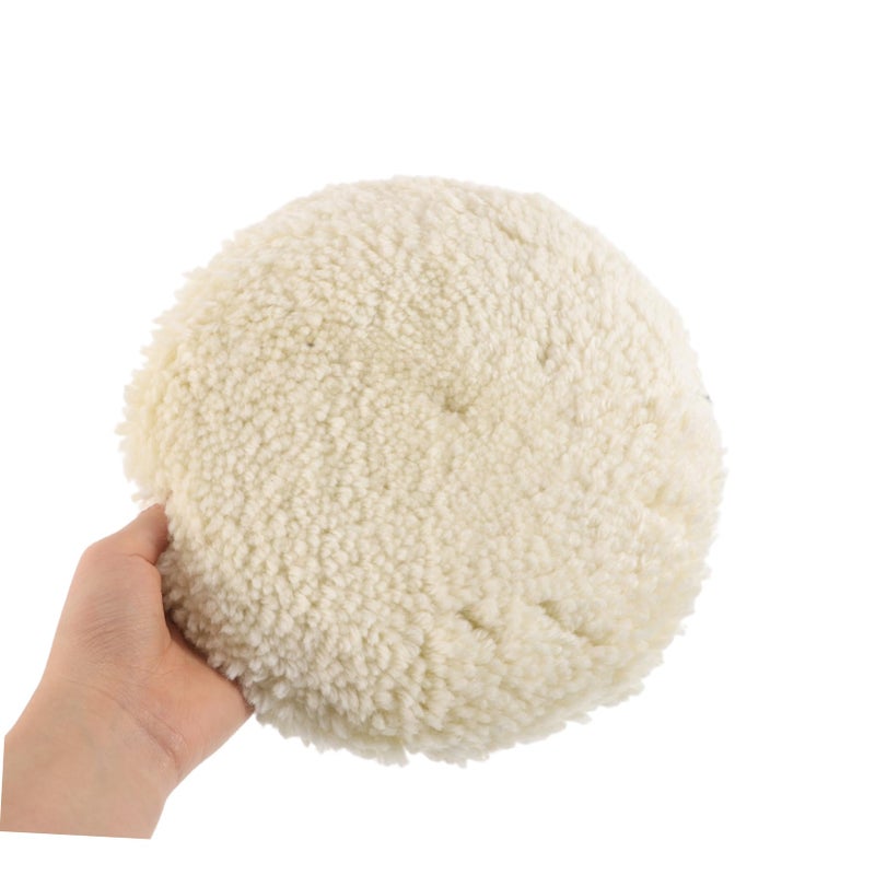2Pcs 7 Inch Self Adhesive Wool Polishing Pads For Car Buffing Waxing And Paint Restoration - Image 5