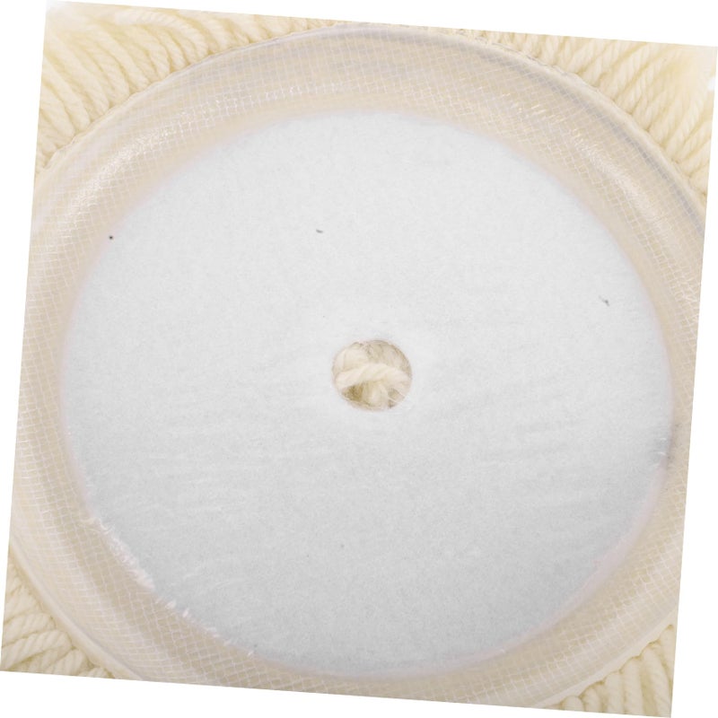 2Pcs 7 Inch Self Adhesive Wool Polishing Pads For Car Buffing Waxing And Paint Restoration - Image 4