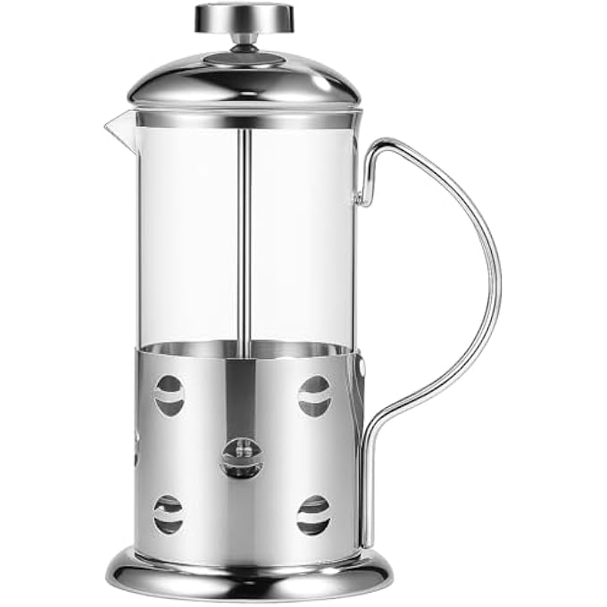 FITTO Coffee Pot Press Plunger Coffee Teapot 350Mm Size Ideal For Home And Office - Image 2