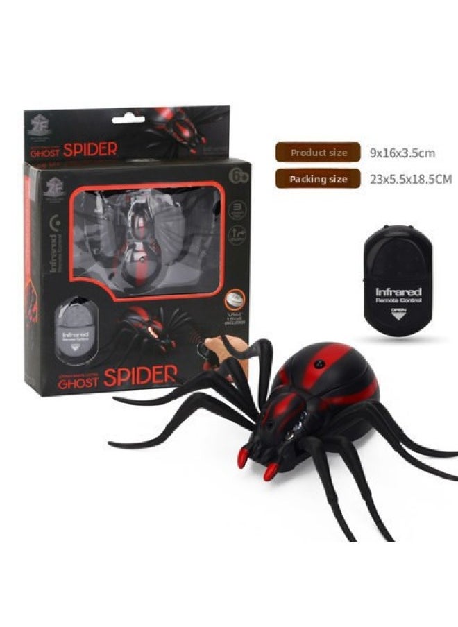 Remote Control Toy Remote Control Snake Cobra Trick Spoof Hot Reptile Insect Electric Cockroach-Color:9915 Black Widow  - Image 1