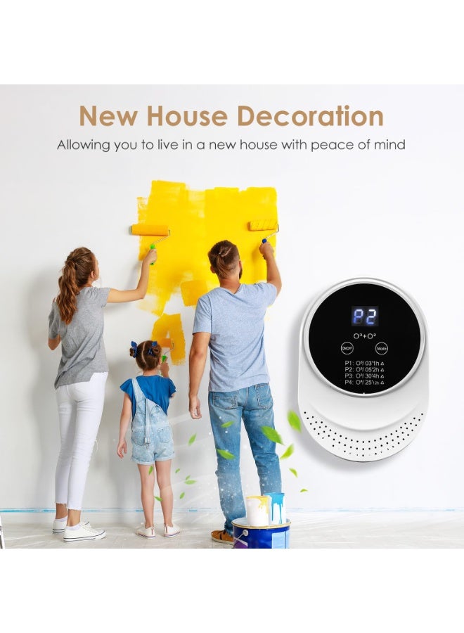 بواو مزيل الروائح الكريهة من فضلات القطط ومُعطر الهواء القابل للتوصيل من BOAO - جهاز تنقية الهواء المحمول المزود بمؤين للأرواح القوية - مثالي للاستخدام في المنزل والحمام والمطبخ والسيارة ومناطق الحيوانات الأليفة - Image 5