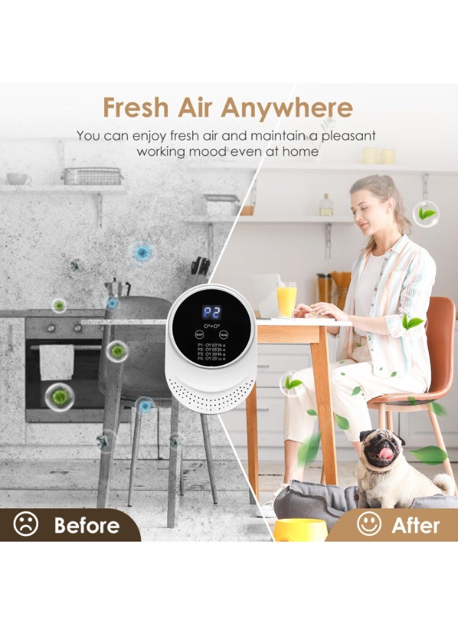 بواو مزيل الروائح الكريهة من فضلات القطط ومُعطر الهواء القابل للتوصيل من BOAO - جهاز تنقية الهواء المحمول المزود بمؤين للأرواح القوية - مثالي للاستخدام في المنزل والحمام والمطبخ والسيارة ومناطق الحيوانات الأليفة - Image 3