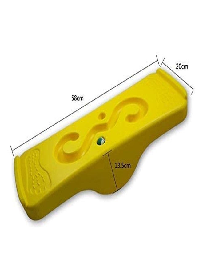 REZNOR لوح توازن متأرجح على شكل حرف S للأطفال من ريزنور، مناسب لتدريب اللياقة البدنية، معدات تدريب التوازن، لعبة أنشطة داخلية وخارجية للأطفال، قد يختلف اللون - Image 2