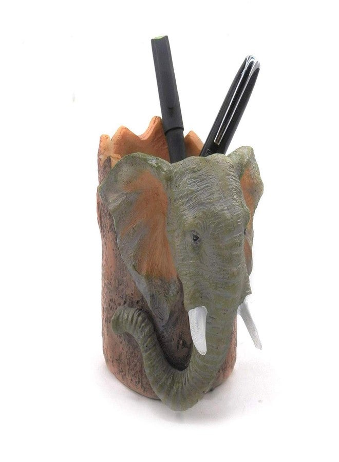 أورنيركس حامل أقلام رصاص من أورنركس مقاس 4 بوصات، إكسسوارات مكتبية لطيفة على شكل فيل - Image 3