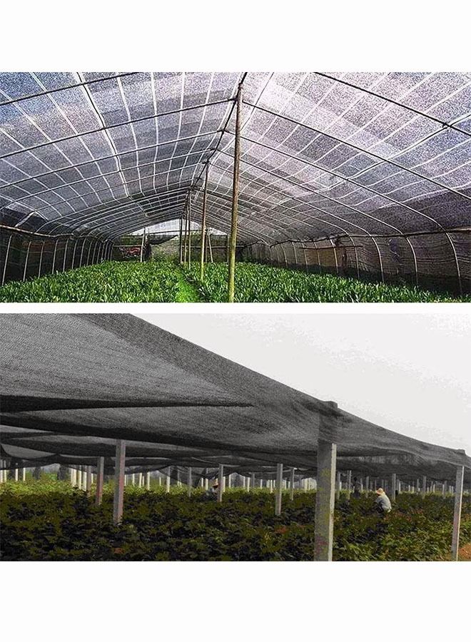 Generic Sunblock Shade Cloth Net 3x6m Black Sun Shade Mesh Heavy Duty Shade Mesh Tarp with Grommets UV Resistant Net for Plant Cover Greenhouse Flowers Plants  - Image 3