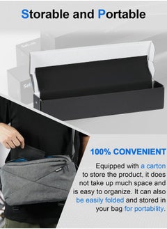 Selens Matte Cinefoil 12inch x 12.5feet Roll, Blcakfoil for Photograph Shaping Light & Masking Light Leaks  - Image 3