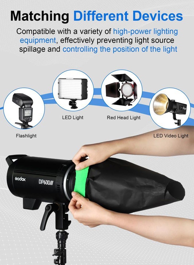 Selens Matte Cinefoil 12inch x 12.5feet Roll, Blcakfoil for Photograph Shaping Light & Masking Light Leaks - Image 5