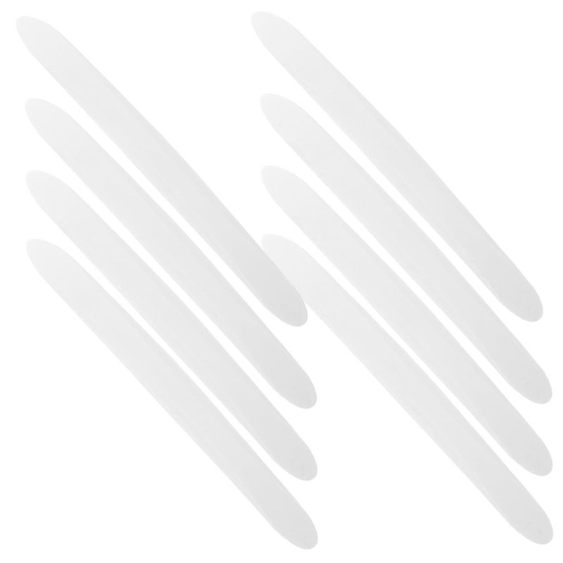 White Car Door Edge Protector 8pcs Invisible Collision Strip Trim Guard - Image 2